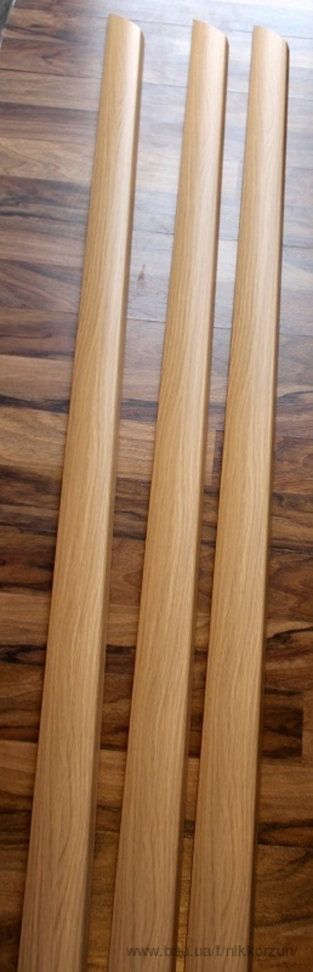 Наличник для дверной коробки телескопический из МДФ ламинированный цвет белённый дуб: